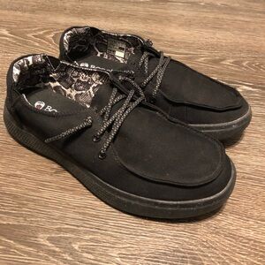 Women’s Bob’s black slip-in sneakers, memory foam, size 9